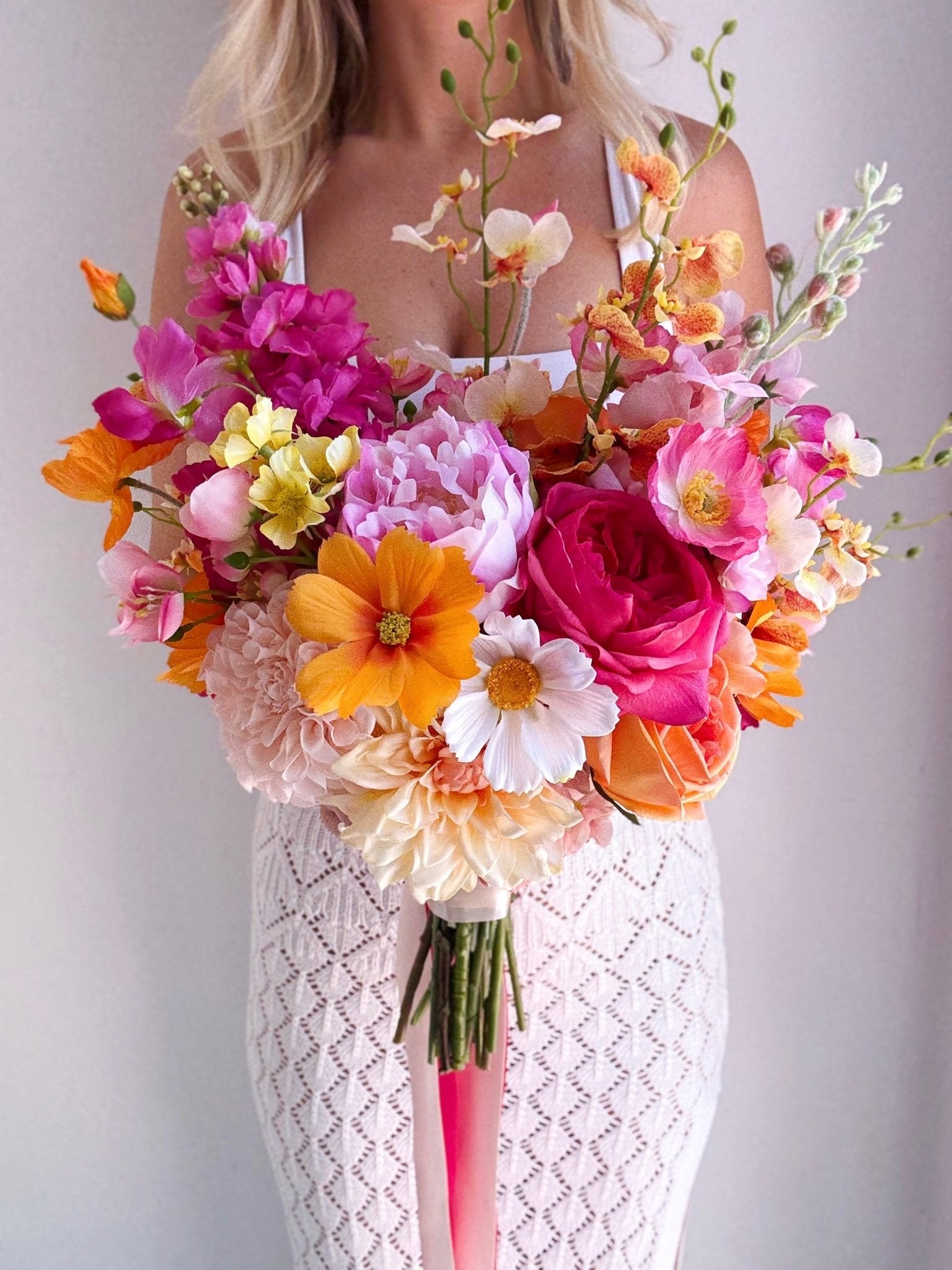 Sonder Wedding Bouquet - Summer Fling - Premium Artificial Wedding Flowers by Sonder & Stone Boutique