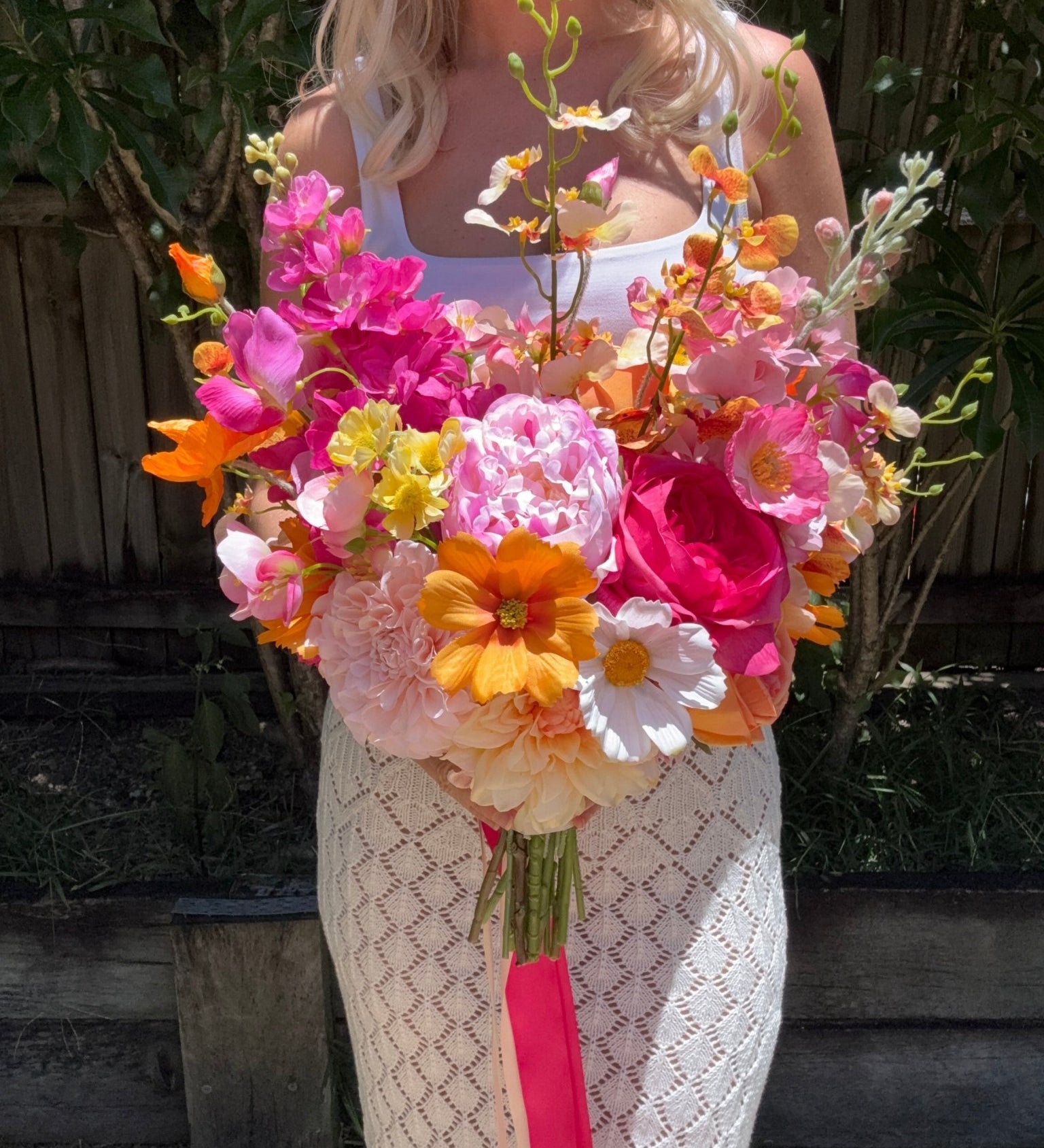 Sonder Wedding Bouquet - Summer Fling - Premium Artificial Wedding Flowers by Sonder & Stone Boutique