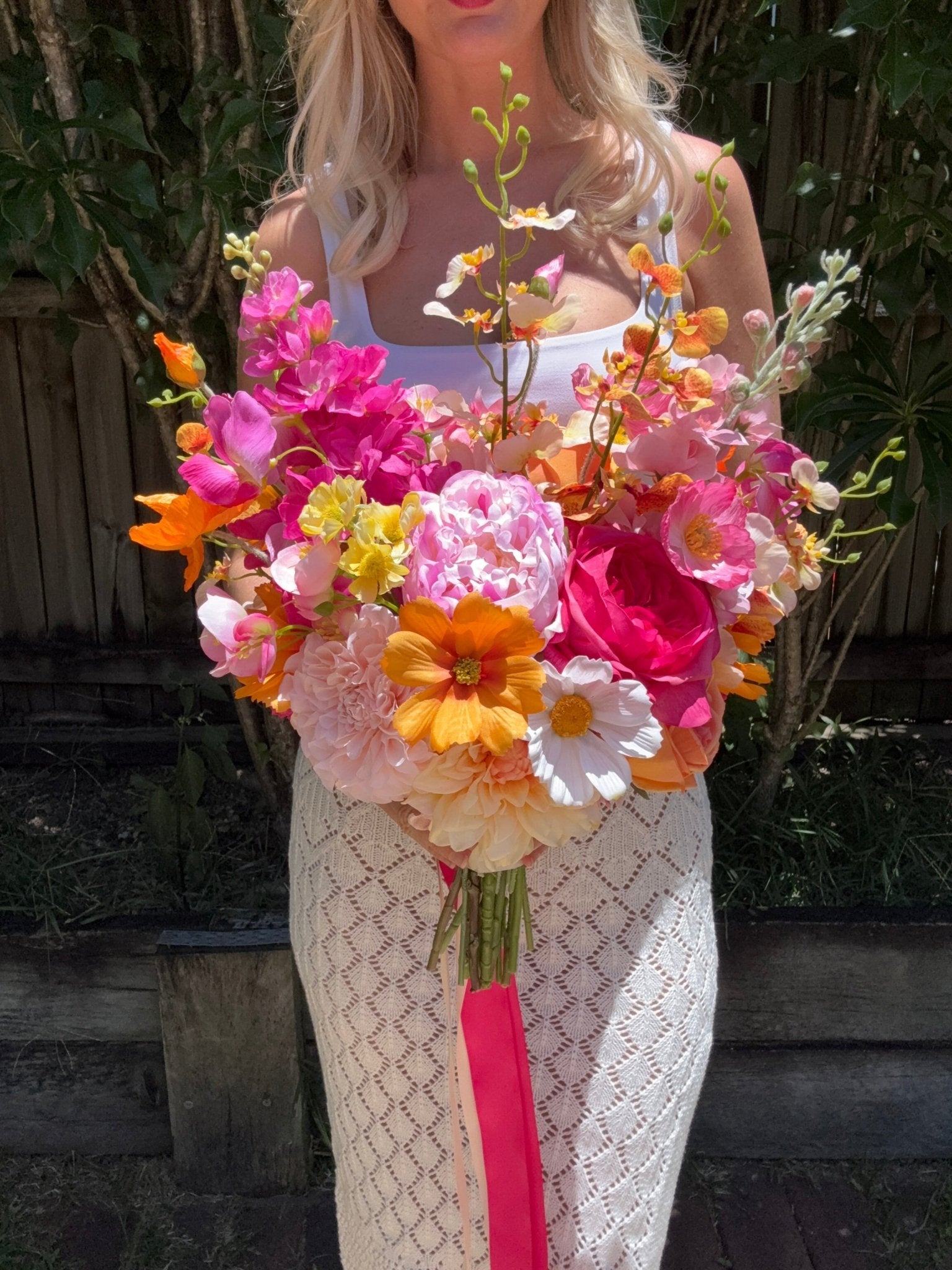 Sonder Wedding Bouquet - Summer Fling - Premium Artificial Wedding Flowers by Sonder & Stone Boutique