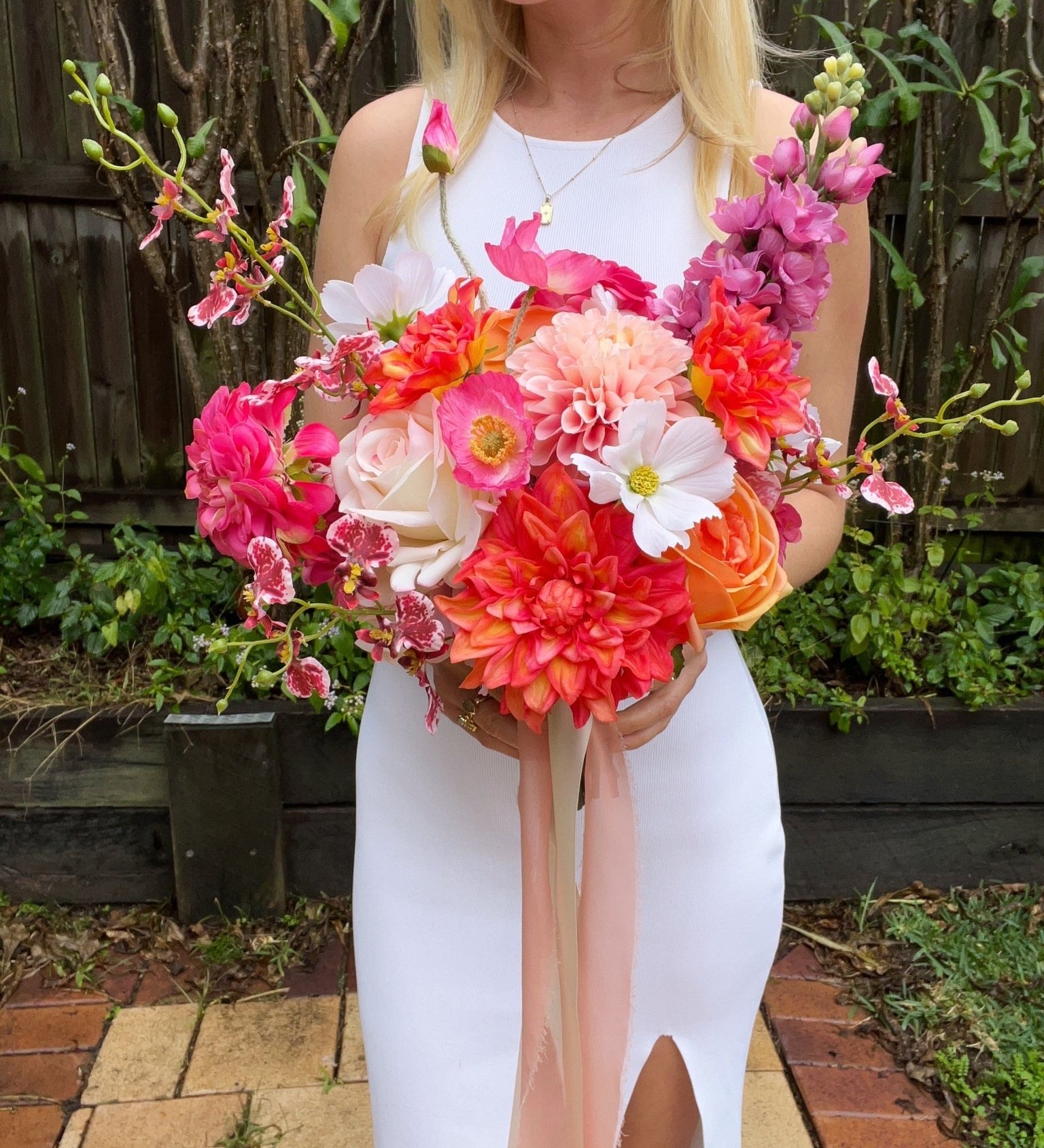 Sonder Wedding Bouquet - Sunset Muse - Sonder + Stone Boutique Artificial Wedding Flowers