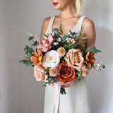 Sonder Wedding Bouquet - Terracotta Bloom - Sonder + Stone Boutique Artificial Wedding Flowers