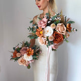 Sonder Wedding Bouquet - Terracotta Bloom - Sonder + Stone Boutique Artificial Wedding Flowers