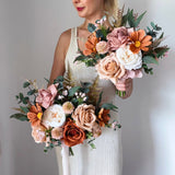 Sonder Wedding Bouquet - Terracotta Bloom - Sonder + Stone Boutique Artificial Wedding Flowers