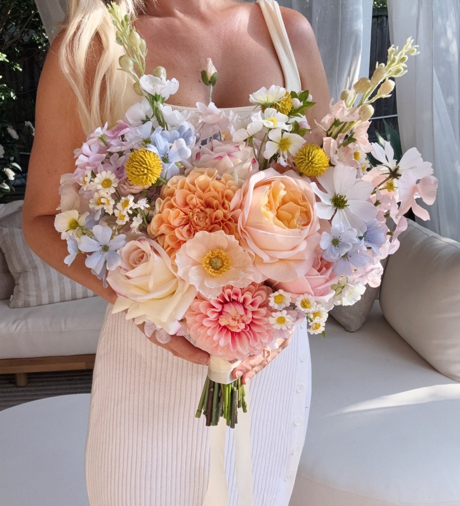 Sonder Wedding Bouquet - That Girl - Premium Artificial Wedding Flowers by Sonder & Stone Boutique