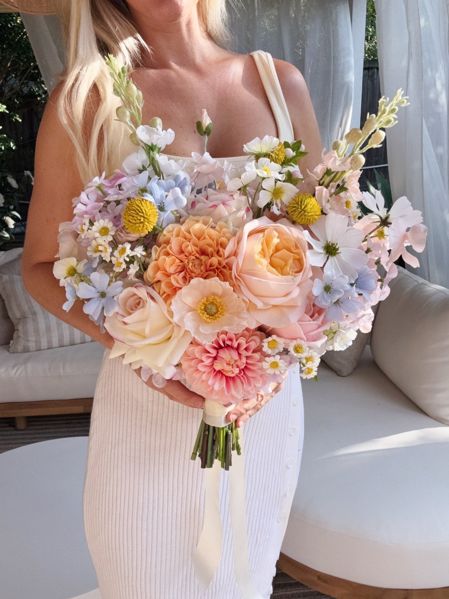 Sonder Wedding Bouquet - That Girl - Premium Artificial Wedding Flowers by Sonder & Stone Boutique