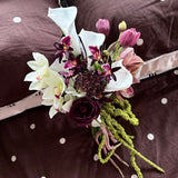 Sonder Wedding Bouquet - The Modernist (burgundy edit) - Premium Artificial Wedding Flowers by Sonder & Stone Boutique