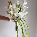 Sonder Wedding Bouquet - The Modernist (white) - Premium Artificial Wedding Flowers by Sonder + Stone Boutique