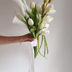 Sonder Wedding Bouquet - The Modernist (white) - Premium Artificial Wedding Flowers by Sonder + Stone Boutique