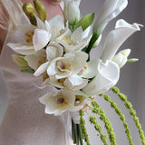 Sonder Wedding Bouquet - The Modernist (white) - Premium Artificial Wedding Flowers by Sonder + Stone Boutique