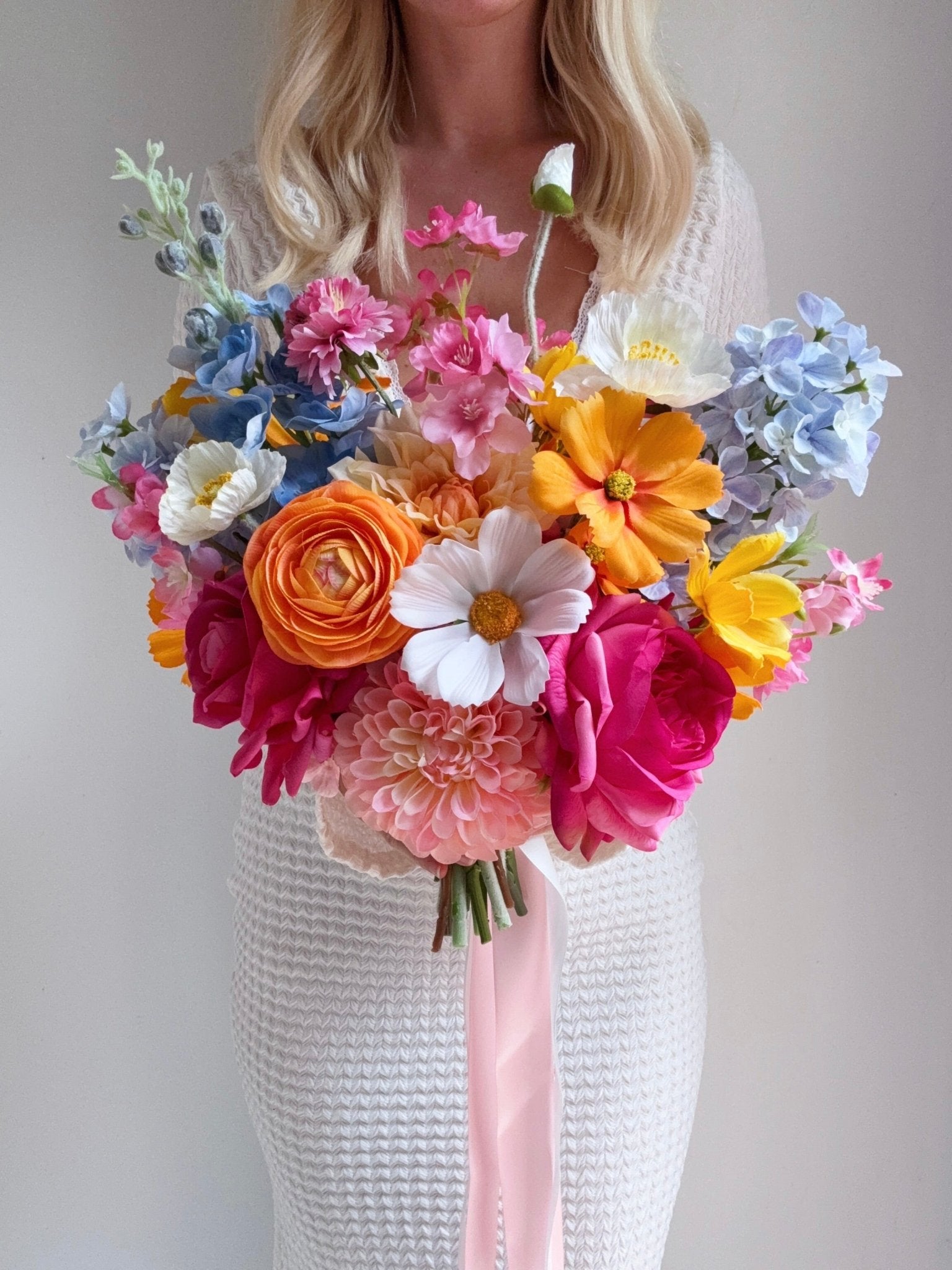 Sonder Wedding Bouquet - Tutti Frutti - Premium Artificial Wedding Flowers by Sonder + Stone Boutique