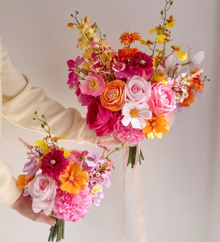 Sonder Wedding Bouquet - Tutti Frutti - Premium Artificial Wedding Flowers by Sonder & Stone Boutique