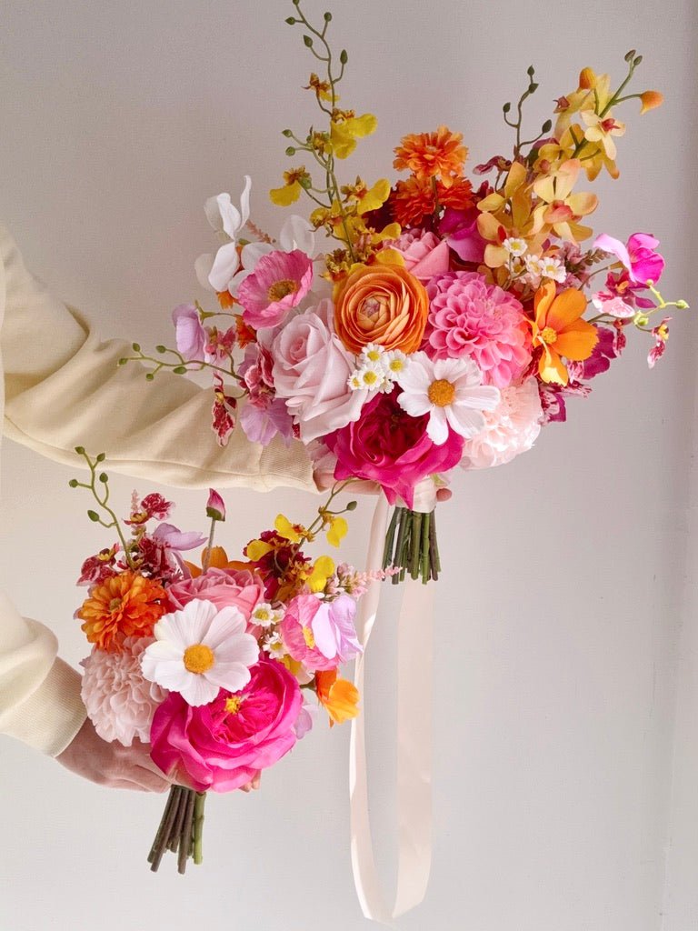 Sonder Wedding Bouquet - Tutti Frutti - Premium Artificial Wedding Flowers by Sonder & Stone Boutique