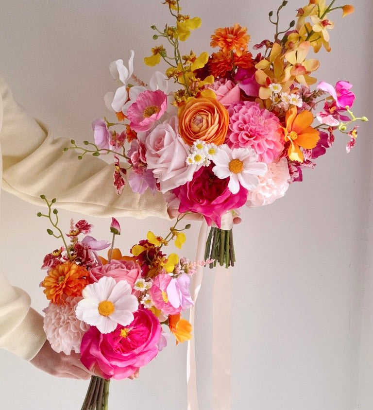 Sonder Wedding Bouquet - Tutti Frutti - Premium Artificial Wedding Flowers by Sonder & Stone Boutique