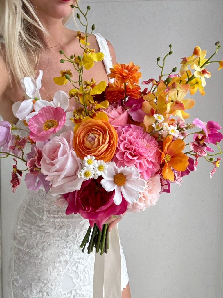 Sonder Wedding Bouquet - Tutti Frutti - Premium Artificial Wedding Flowers by Sonder & Stone Boutique