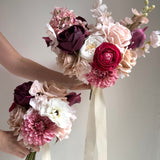 Sonder Wedding Bouquet - Velvet Muse - Premium Artificial Wedding Flowers by Sonder + Stone Boutique