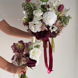 Sonder Wedding Bouquet - Velvet Plum - Premium Artificial Wedding Flowers by Sonder + Stone Boutique
