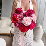 Sonder Wedding Bouquet - Very Cherry - Premium Artificial Wedding Flowers by Sonder & Stone Boutique