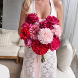 Sonder Wedding Bouquet - Very Cherry - Premium Artificial Wedding Flowers by Sonder & Stone Boutique