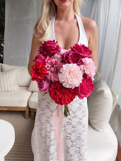 Sonder Wedding Bouquet - Very Cherry - Premium Artificial Wedding Flowers by Sonder & Stone Boutique