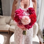 Sonder Wedding Bouquet - Very Cherry - Premium Artificial Wedding Flowers by Sonder & Stone Boutique