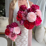 Sonder Wedding Bouquet - Very Cherry - Premium Artificial Wedding Flowers by Sonder & Stone Boutique