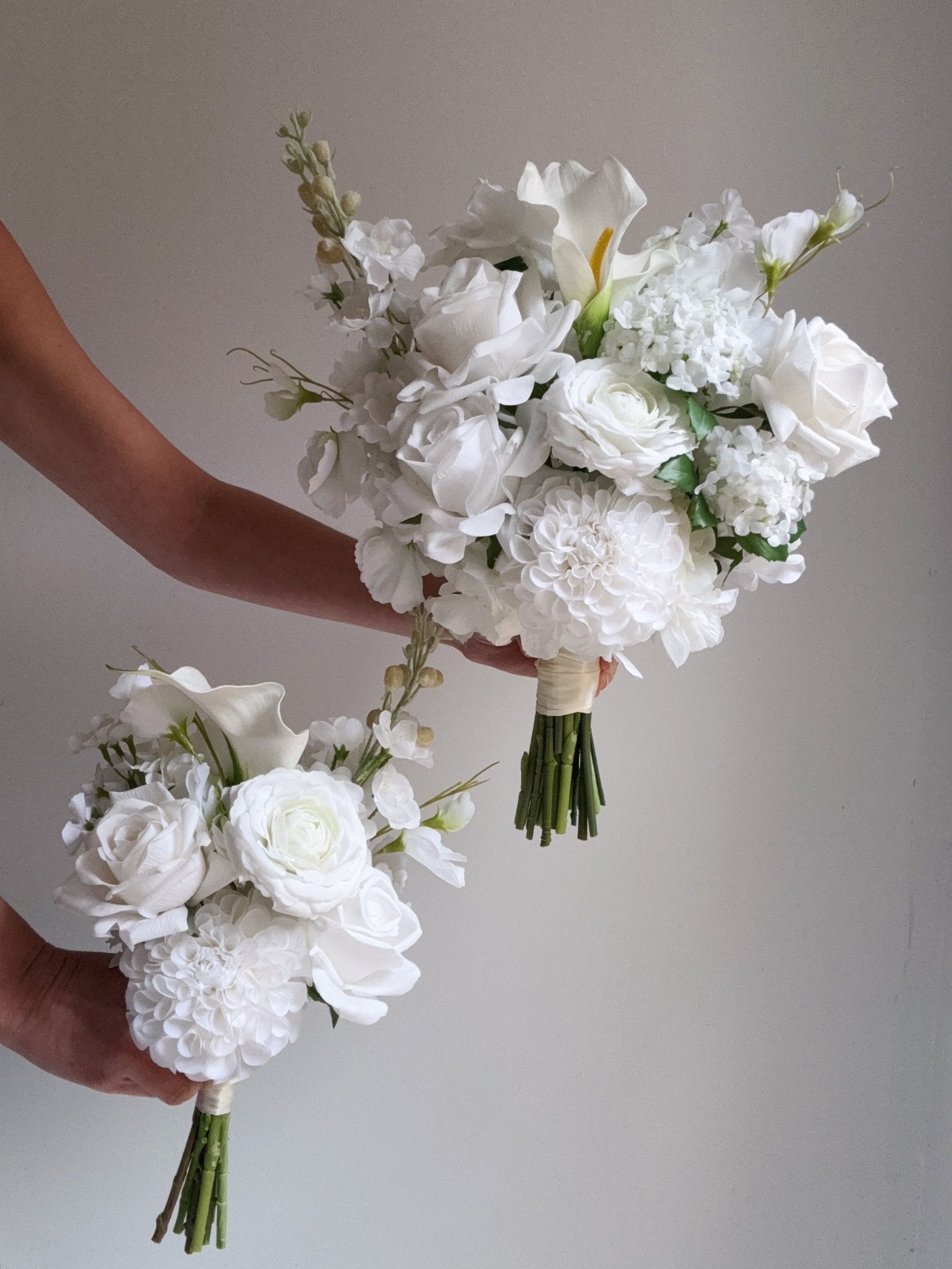 Sonder Wedding Bouquet - White Atelier - Premium Artificial Wedding Flowers by Sonder & Stone Boutique