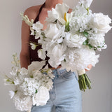 Sonder Wedding Bouquet - White Atelier - Premium Artificial Wedding Flowers by Sonder & Stone Boutique