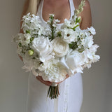 Sonder Wedding Bouquet - White Noise - Premium Artificial Wedding Flowers by Sonder & Stone Boutique