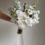 Sonder Wedding Bouquet - White Noise - Premium Artificial Wedding Flowers by Sonder & Stone Boutique