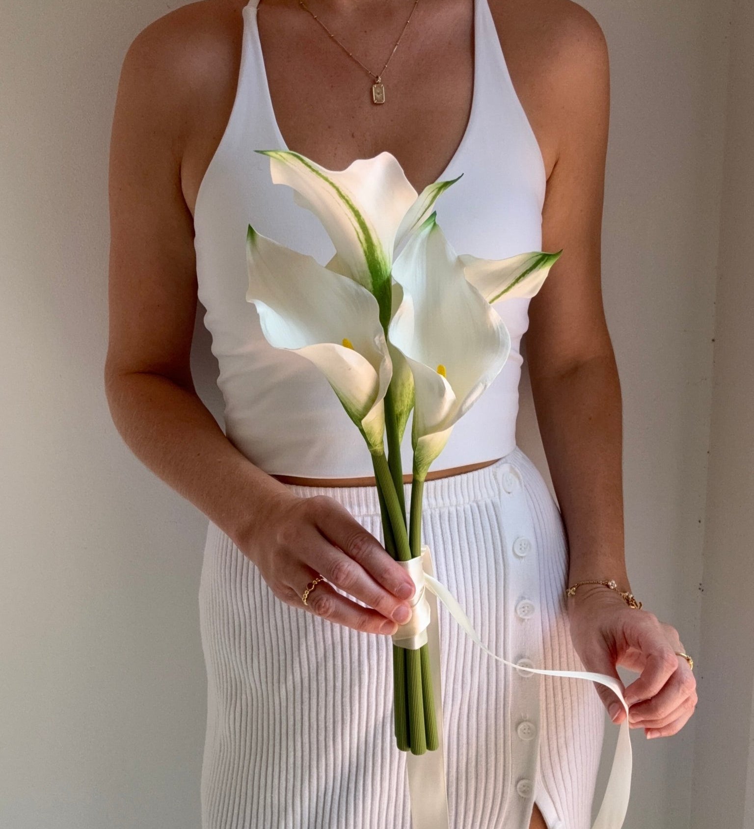 Sonder Wedding Bouquets Enmasse - Bridesmaid Edit (white options) - Sonder + Stone Boutique Artificial Wedding Flowers