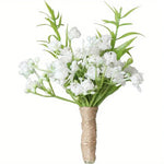 Sonder Wedding Buttonhole (baby's breath) - Premium Artificial Wedding Flowers by Sonder + Stone Boutique