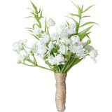 Sonder Wedding Buttonhole (baby's breath) - Premium Artificial Wedding Flowers by Sonder + Stone Boutique
