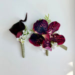 Sonder Wedding Buttonhole (burgundy edit) - Premium Artificial Wedding Flowers by Sonder + Stone Boutique