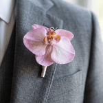 Sonder Wedding Buttonhole (real-touch orchid) - Premium Artificial Wedding Flowers by Sonder & Stone Boutique