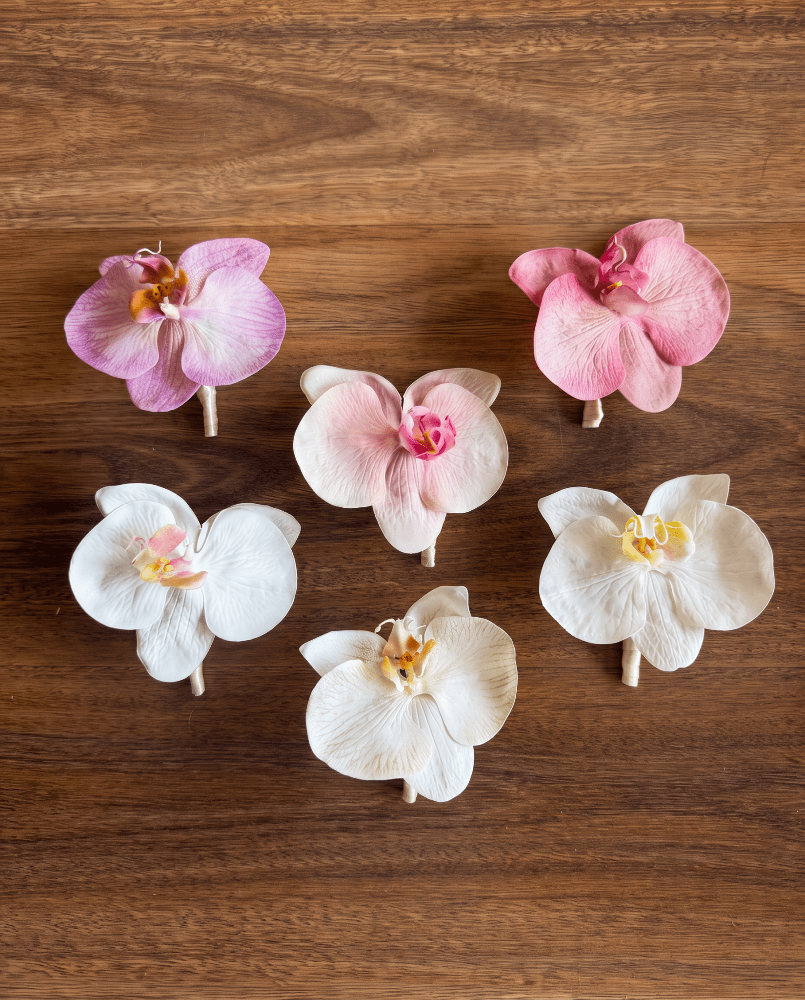Sonder Wedding Buttonhole (real-touch orchid) - Premium Artificial Wedding Flowers by Sonder & Stone Boutique
