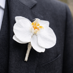 Sonder Wedding Buttonhole (real-touch orchid) - Premium Artificial Wedding Flowers by Sonder & Stone Boutique