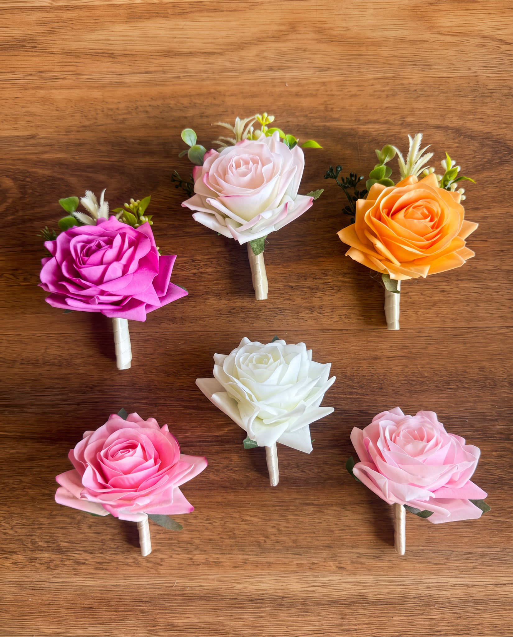 Sonder Wedding Buttonhole (real-touch rose) - Premium Artificial Wedding Flowers by Sonder & Stone Boutique