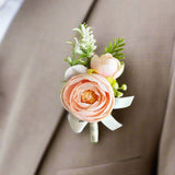 Artificial flowers Sonder Wedding Buttonholes (champagne ranunculus) - Sonder + Stone Boutique