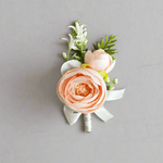Artificial flowers Sonder Wedding Buttonholes (champagne ranunculus) - Sonder + Stone Boutique