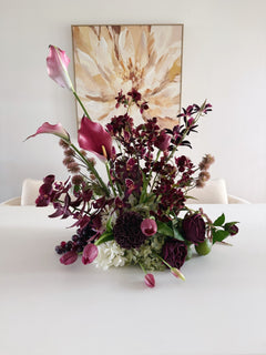 Sonder Wedding Centrepieces (360 Design 2) - Bordeaux Collection (Limited Edition) - Premium Artificial Wedding Flowers by Sonder & Stone Boutique