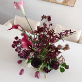 Sonder Wedding Centrepieces (360 Design 2) - Bordeaux Collection (Limited Edition) - Premium Artificial Wedding Flowers by Sonder & Stone Boutique