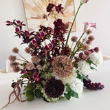 Sonder Wedding Centrepieces (360 Design 2) - Bordeaux Collection (Limited Edition) - Premium Artificial Wedding Flowers by Sonder & Stone Boutique