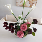 Sonder Wedding Centrepieces (360 Design) - Bordeaux Collection (Limited Edition) - Premium Artificial Wedding Flowers by Sonder & Stone Boutique