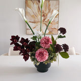 Sonder Wedding Centrepieces (360 Design) - Bordeaux Collection (Limited Edition) - Premium Artificial Wedding Flowers by Sonder & Stone Boutique