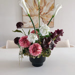Sonder Wedding Centrepieces (360 Design) - Bordeaux Collection (Limited Edition) - Premium Artificial Wedding Flowers by Sonder & Stone Boutique