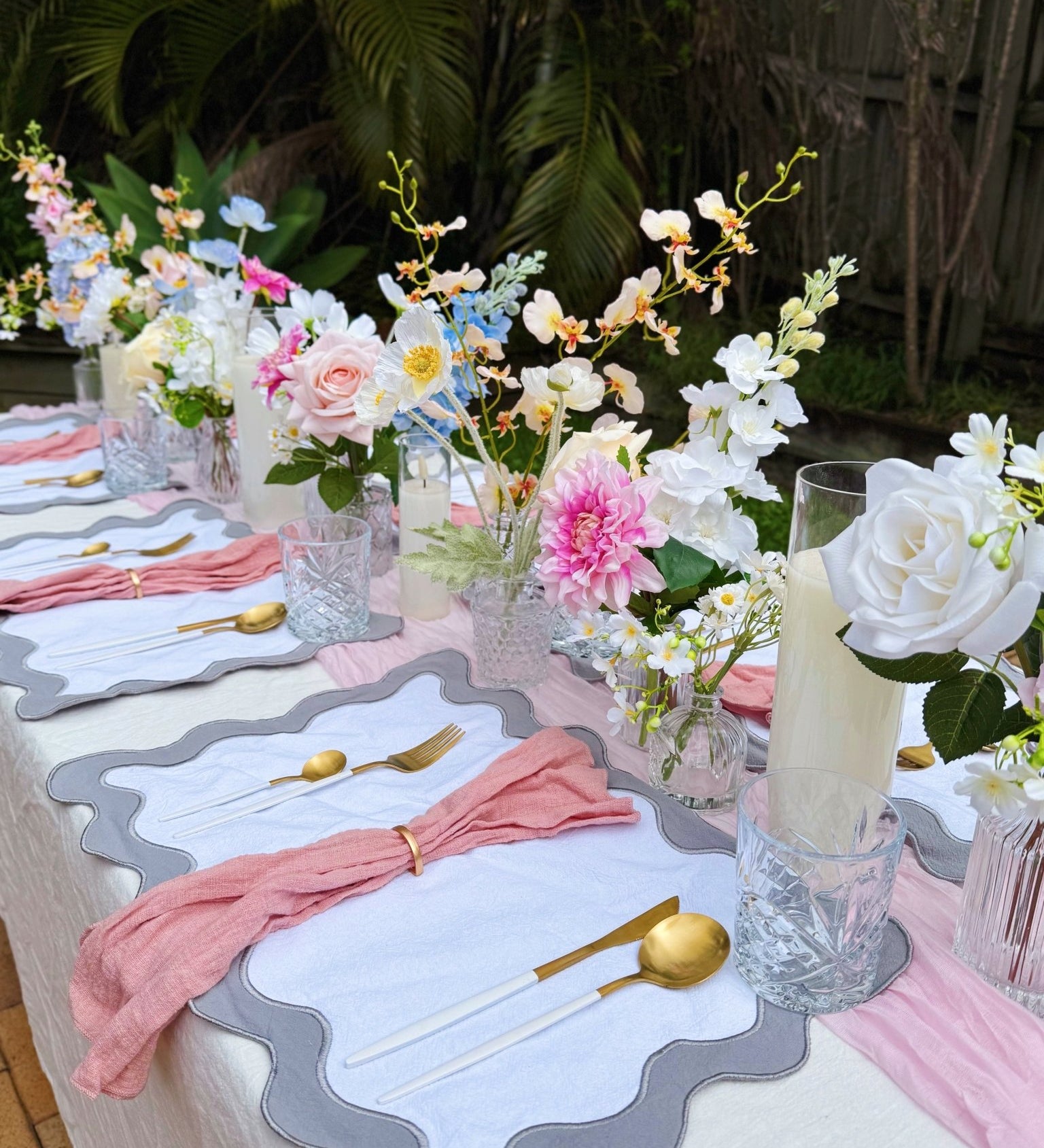Sonder Wedding Custom Bud Vase Packs - Sonder + Stone Boutique Artificial Wedding Flowers