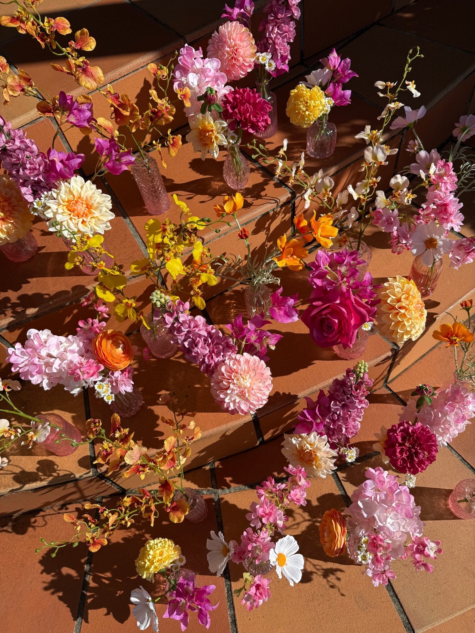 Sonder Wedding Custom Bud Vase Packs (Vintage Glass Styles) - Premium Artificial Wedding Flowers by Sonder & Stone Boutique