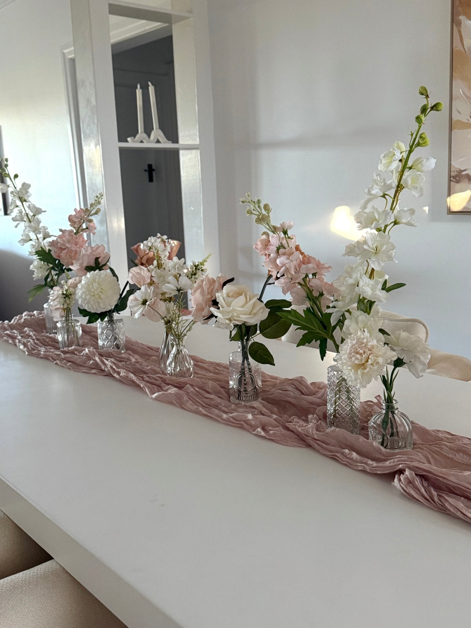 Sonder Wedding Custom Bud Vase Packs (Vintage Glass Styles) - Premium Artificial Wedding Flowers by Sonder & Stone Boutique