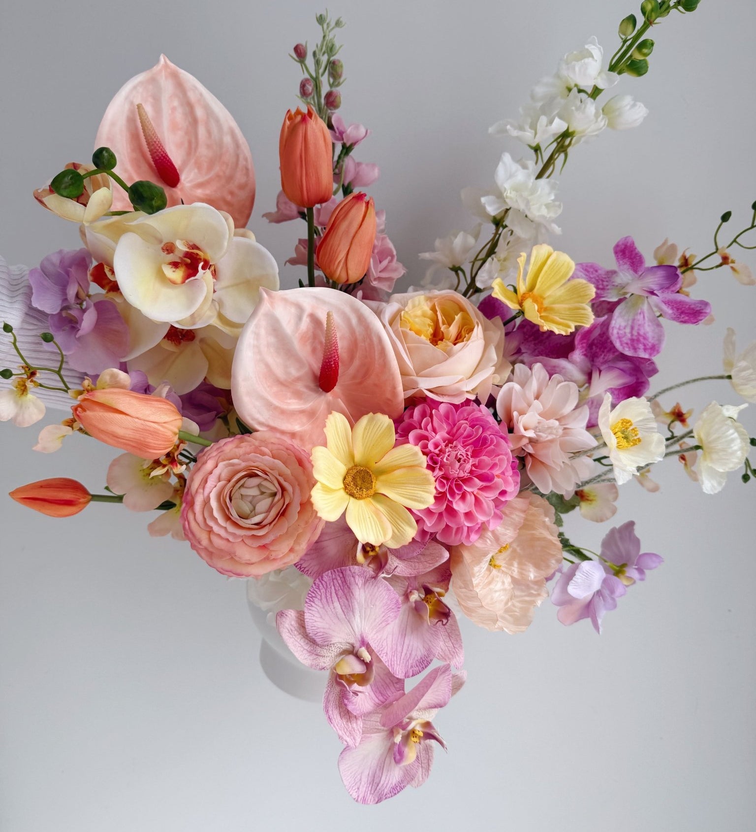 Sweet Sorbet Arrangement - Premium Artificial Wedding Flowers by Sonder + Stone Boutique