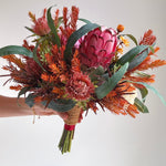 Artificial flowers Wedding Bouquet - Native Burgundy Mix - Sonder + Stone Boutique